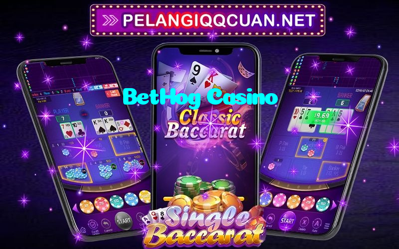 BetHog Casino casino presented on mobile device in Pakistan with slots and live games